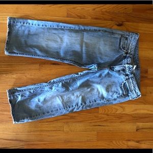 Silver crop Jeans light wash 30